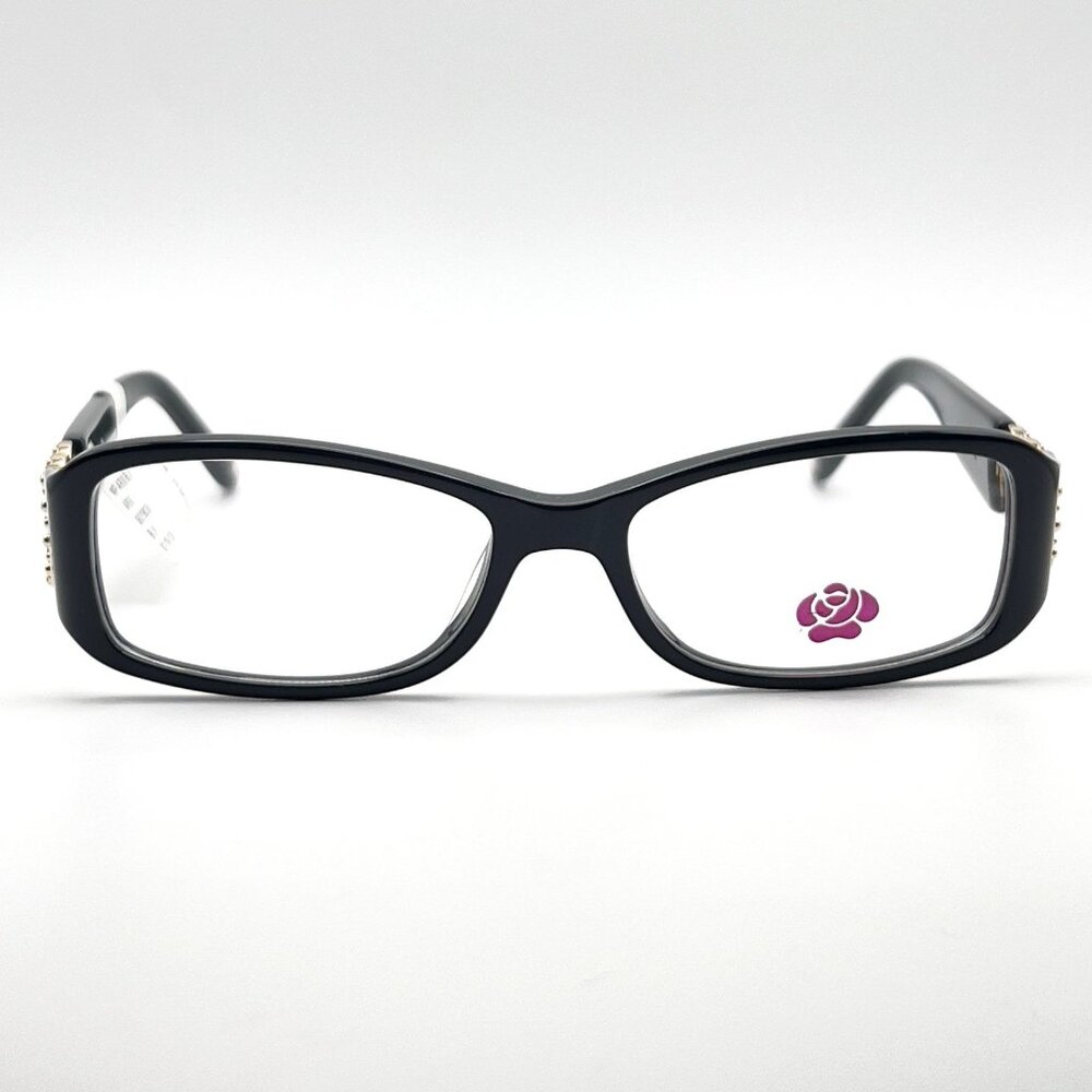 Wp-Ar05 Eyeglass Frames Rectangle Full Rim Black … - image 2